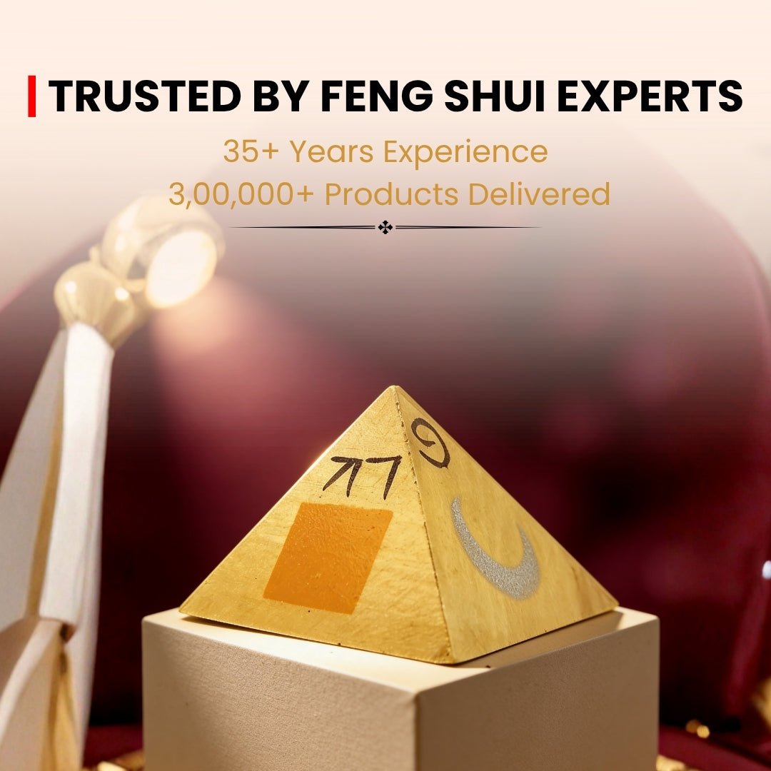 Vastu Wooden Pyramid Symbol [2 Inches] (Set of 3 Pyramids) - plusvalueindia