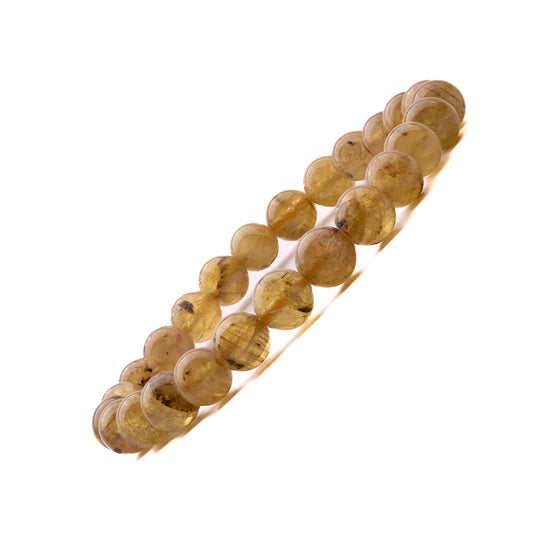 yellow apatite bracelet 8mm