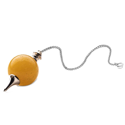 yellow aventurine ball dowsing pendulum