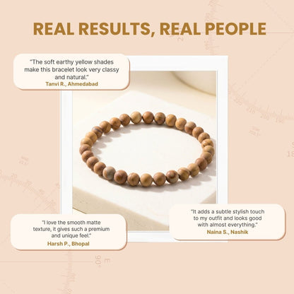 Yellow Jasper Bracelet Healing Crystal Self Confidence - plusvalueindia
