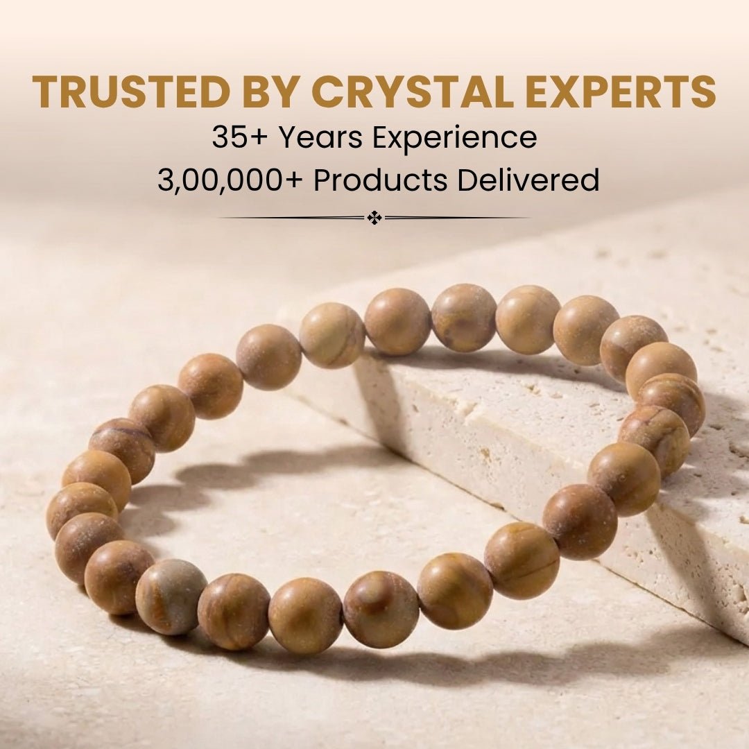 Yellow Jasper Bracelet Healing Crystal Self Confidence - plusvalueindia