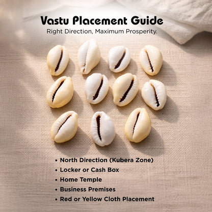Lakshami Kaudi - Yellow Kaudi Peeli Cowrie Vastu Shastra Remedies for Daily Pooja - plusvalueindia