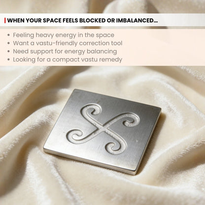 Zinc Spiral Block for North-East Cut, Toilet, Bedroom, Kitchen Ishanya Vastu Dosh Nivaran - plusvalueindia