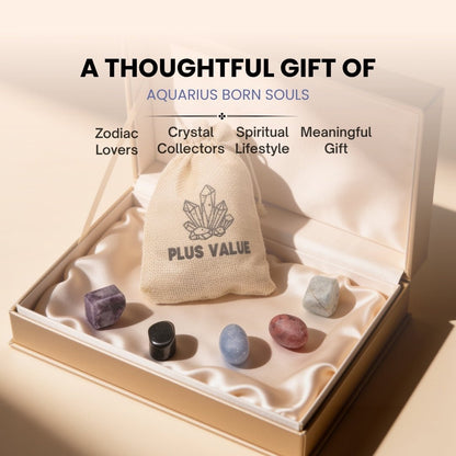 Aquarius crystal bag for birthdays from January 20 to February 18