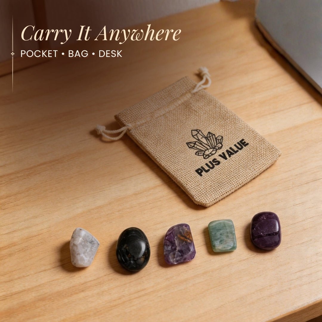 Zodiac Crystal Bag For Capricorn Sign Lucky Birth Gemstones & Crystal Stones [December 22 - January 19] - plusvalueindia