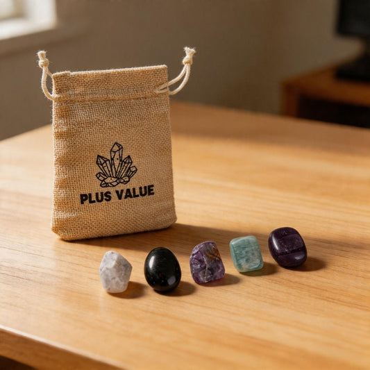 Zodiac Crystal Bag For Capricorn Sign Lucky Birth Gemstones & Crystal Stones [December 22 - January 19] - plusvalueindia