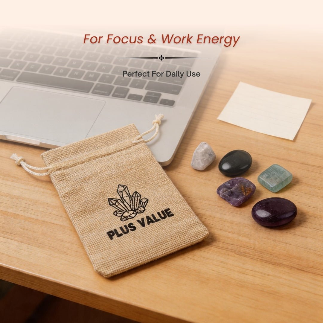 Zodiac Crystal Bag For Capricorn Sign Lucky Birth Gemstones & Crystal Stones [December 22 - January 19] - plusvalueindia