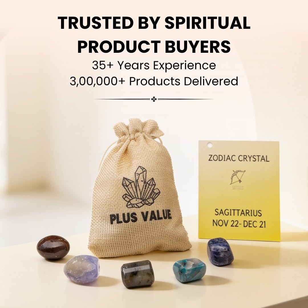 Zodiac Crystal Bag For Sagittarius Sign Lucky Birth Gemstones & Crystal Stones [November 22 - December 21] - plusvalueindia